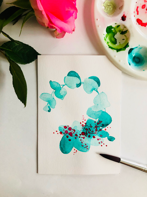 Watercolor process 4